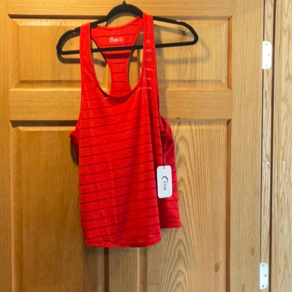 Red Striped Tank Top